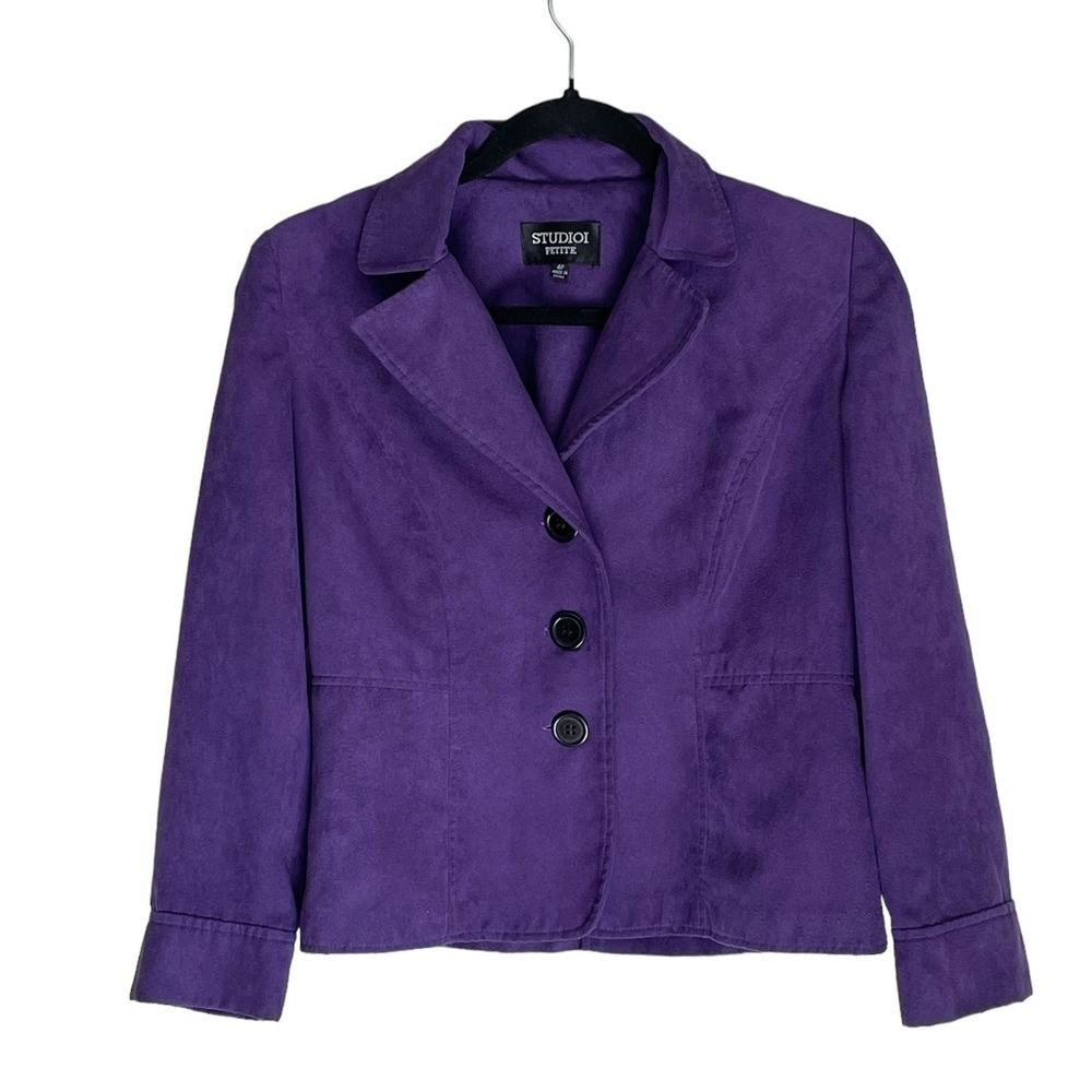 Studioi Petite Purple Jacket Size 4P